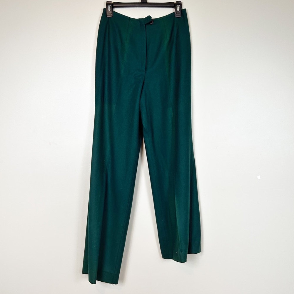 Young Pendleton vintage Wool green pants juniors 11 12
